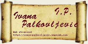 Ivana Palkovljević vizit kartica